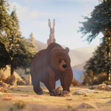 Bear Hare Thumb