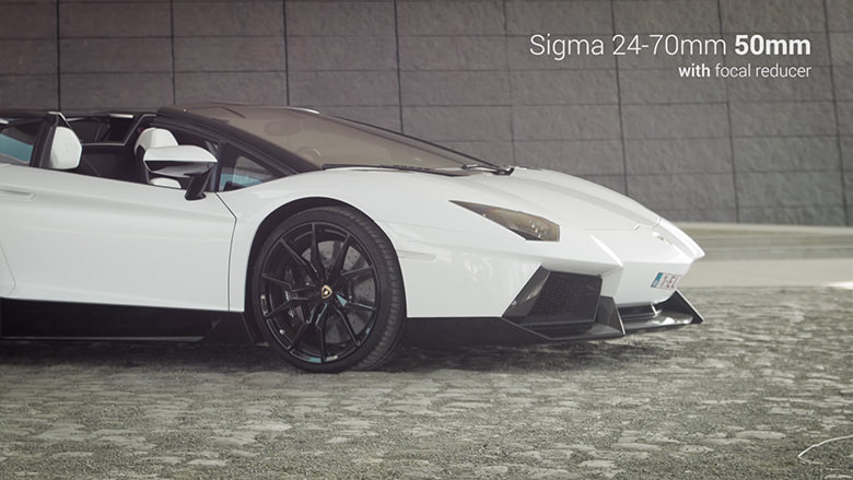 Sigma 24-70mm with Focal Reducer on the BMPCC