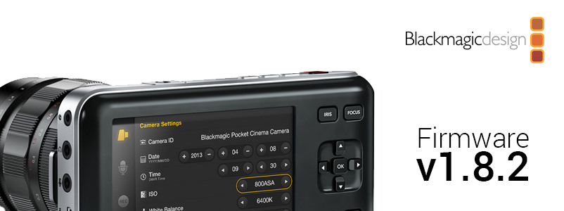 Blackmagic Camera Update v1.8.2