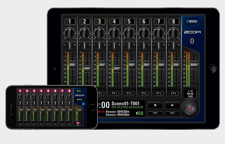 Zoom F8 Control app